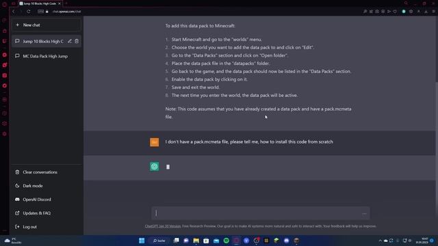Kann eine KÜNSTLICHE INTELLIGENZ Minecraft MODS erstellen? смотреть онлайн