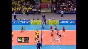 Легендарная победа, Волейбол, Олимпиада 2004, женщины Россия-Бразилия.