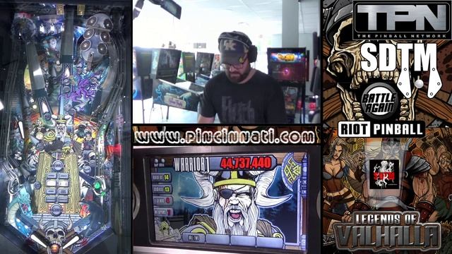 SDTM Gameplay: Legends Of Valhalla (Riot Pinball 2020) смотреть онлайн
