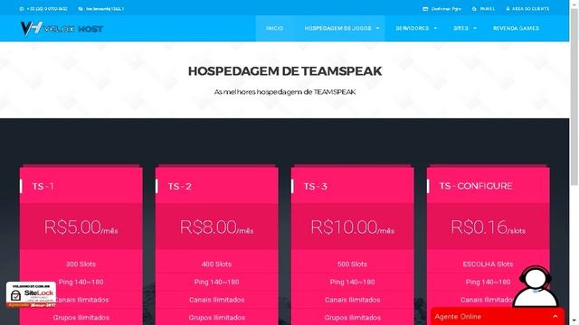 HOST DE MINECRAFT BARATA ! ‹ Velox Host ›