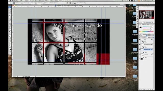 DVD STUDIO PRO 4 TUTORIAL EN ESPAÑOL (PARTE 1)- Crear menu con archivos PSD смотреть онлайн