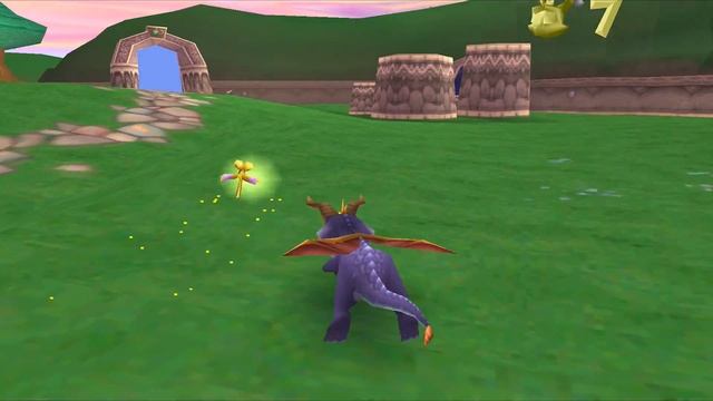 Прохождение Spyro the Dragon (PS) #2 - Темная лощина, Скверик смотреть онлайн