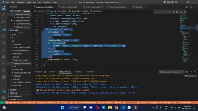 5. Firebase Login Authentication in Flutter tutorial tamil | Dart | Dilip coder | instagram app смотреть онлайн