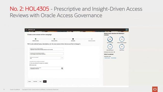 Top 3 Sessions for Oracle IAM in CloudWorld Las Vegas 2022 смотреть онлайн