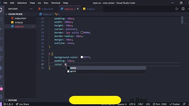 Color Pickers Using HTML, CSS And JavaScript | RGB | HEX | HSL colors | смотреть онлайн