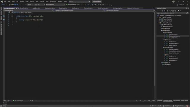 Design Patterns (Wzorce Projektowe) - Abstract Factory (Fabryka abstrakcyjna) смотреть онлайн
