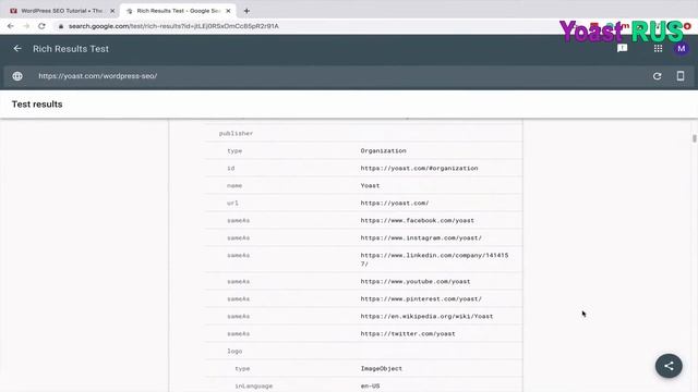 Схемы структурированных данных в Yoast SEO смотреть онлайн