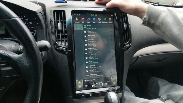 ZWNAV Android 8.1 Touchscreen 13.6'' install in 2010 Infiniti G37X смотреть онлайн