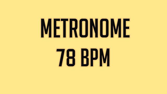 METRÔNOMO 78 BPM (METRONOME) смотреть онлайн