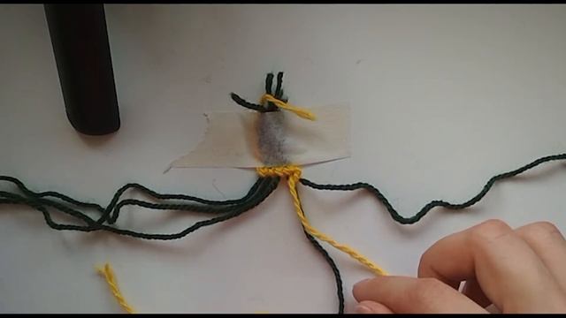 Фенечка прямым плетением или закладка для книги I DIY I Макроме смотреть онлайн