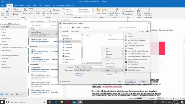 How to Create Archive Folder in Outlook смотреть онлайн