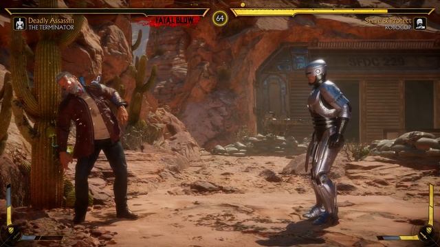 Mortal Kombat 11 (Terminator T-600 vs Robocop) смотреть онлайн