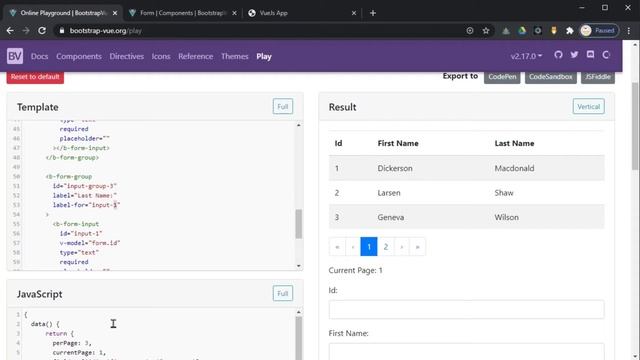 Membuat Form Input Data di Vue JS dan Add ke Table Data dengan Bootstrap Vue (Tutorial 2.c) смотреть онлайн