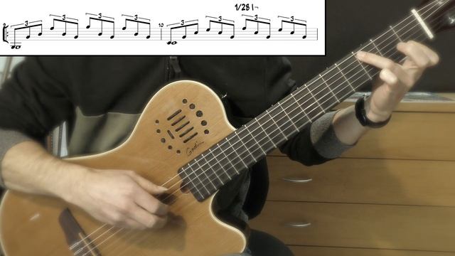 Study in C - Francisco Tárrega (Free Score & Tab) смотреть онлайн