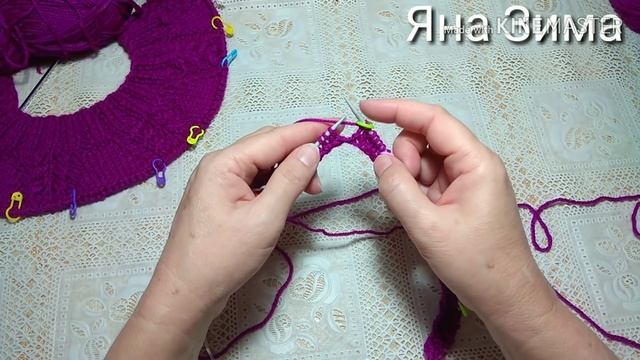 Жакет регланом сверху без расчетов.МК для начинающих. смотреть онлайн