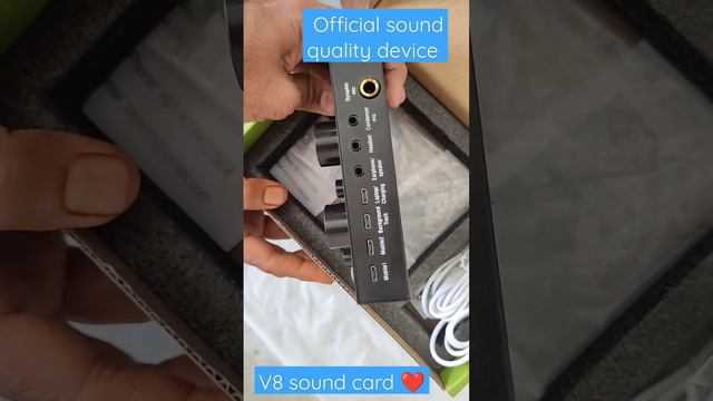 v8 sound card 💥💥😱 #soundcardv8s #soundcardv8 #soundcard #soundcardv8plus #smartgadgets #interface смотреть онлайн