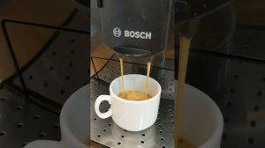 Кофемашина BOSCH BENVENUTO CLASSIC демонстрация работоспособности