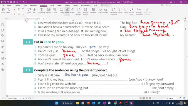 Present perfect 1 (I have done) with exercices смотреть онлайн