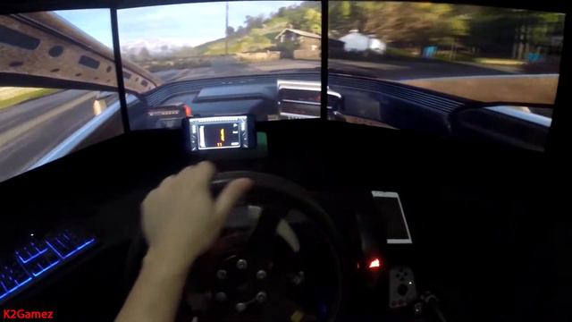 Forza Horizon 4 | 2058 Quadra Turbo-R V-Tech Cyberpunk 2077 | G27 TripleScreen смотреть онлайн