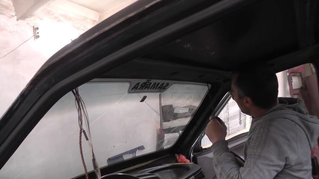 ВАЗ 2115.  Замена полотна крыши.