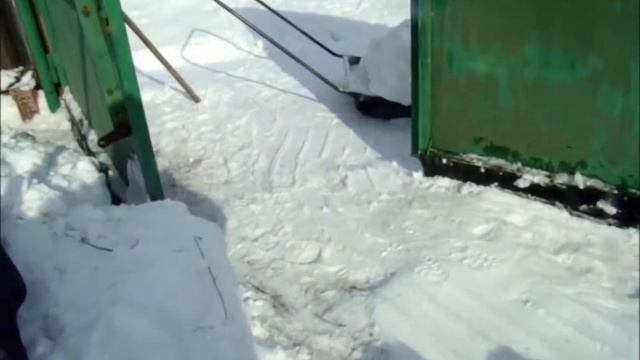 В снежном плену Лопата #скрепер Сельское #подворье на #Урале смотреть онлайн