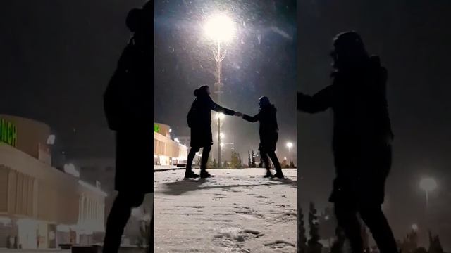 первый снег прекрасен ❄️🔥 #snowman #snow #winter #2023 смотреть онлайн