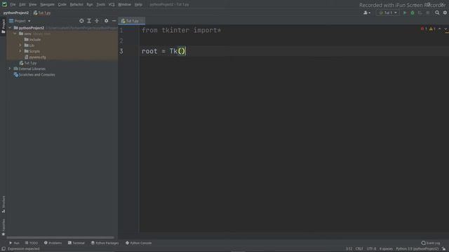 Creating a Graphical user interface by python and tkinter смотреть онлайн