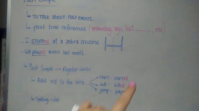 Past Simple - Regular verbs смотреть онлайн