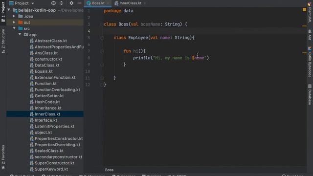 Belajar Kotlin OOP - 32 Inner Class смотреть онлайн