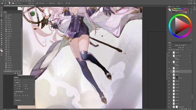 m e g a m i // Photoshop SpeedPaint【厚塗りイラストメイキング】 смотреть онлайн