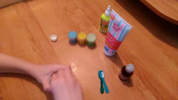 Слайм из клея луч