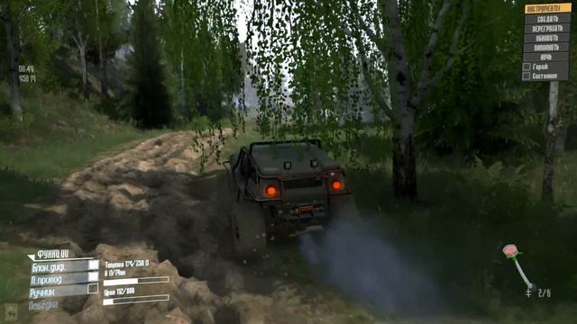 Для первого раза не плоха , карта "Путешествие по Грязи" ,игра MudRunner смотреть онлайн