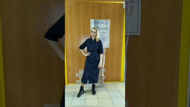 Платье из шамбре, размер 46. Коллекция BURMATIKOV. Ремень продаётся отдельно. смотреть онлайн