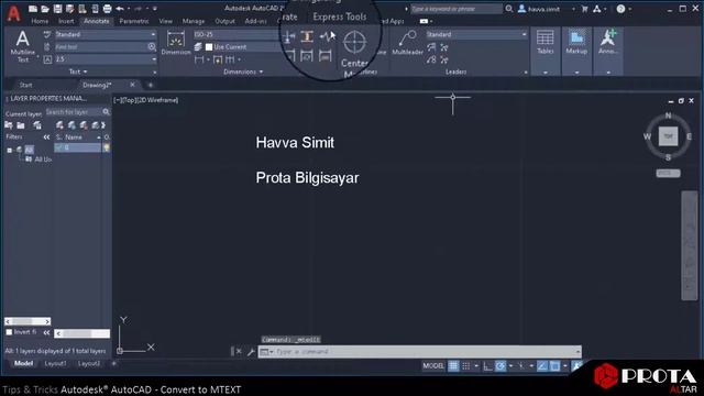 AutoCAD Tips & Tricks - Convert to MTEXT смотреть онлайн