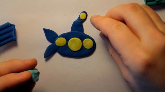 Подводная лодка из пластилина смотреть онлайн