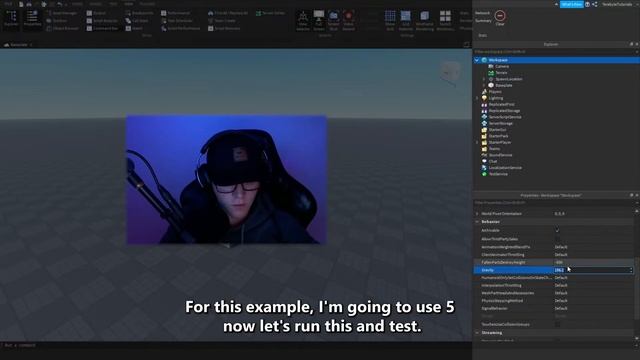 How to change gravity 2021 - Roblox Studio Tutorial in 1 Minute смотреть онлайн