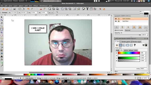 Talk Bubbles in Inkscape смотреть онлайн