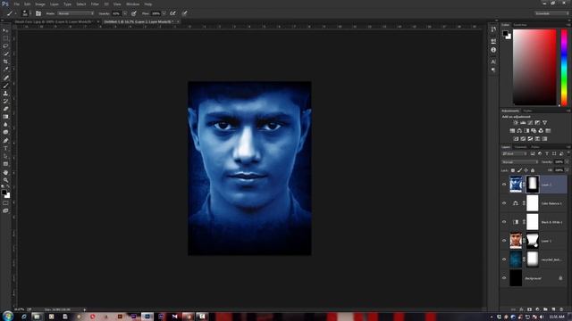 Dark Boy Movie Poster Design | Film Poster Manipulation | Photoshop Tutorial смотреть онлайн
