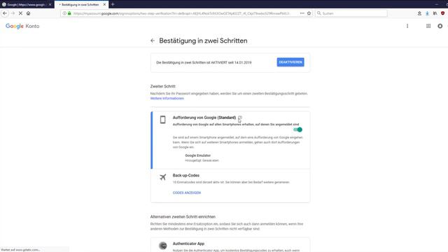 Google Account mit 2FA und dem Google Authenticator (TOTP) nutzen смотреть онлайн