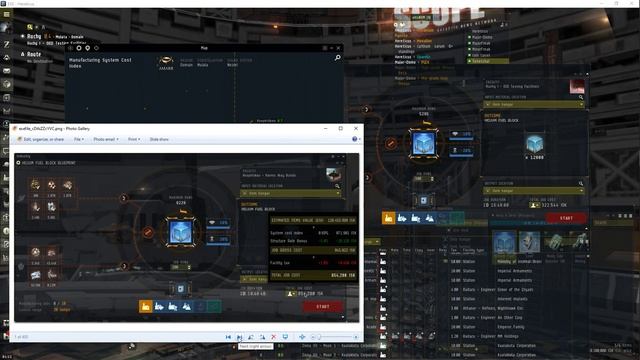 Eve online Manufacturing (system index) смотреть онлайн