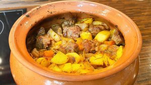 Жаркое со свининой в горшочке ! Порадуйте  вкусовые сосочки!
