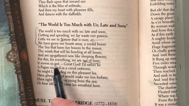 "The World is Too Much With Us" by William Wordsworth: Analysis смотреть онлайн