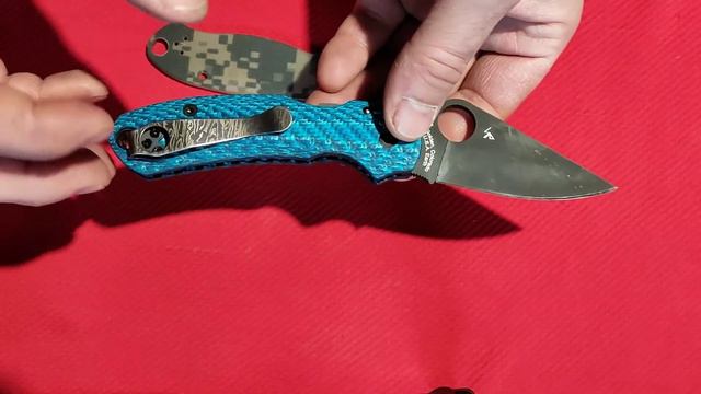 Spyderco para3 с кастомными накладками от Арамиса Ахмедова. смотреть онлайн
