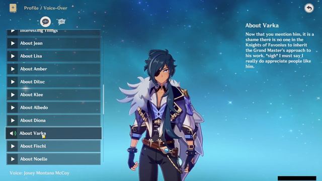 KAEYA ALL VOICE LINES (ENGLISH)