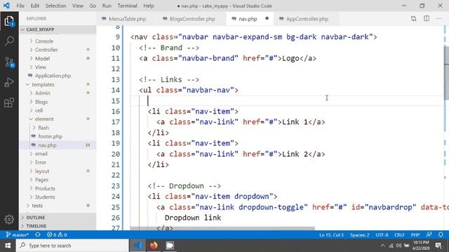 CakePHP 4 dynamic navigation with dropdown. (34) смотреть онлайн