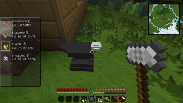 Pixelmon Minecraft (Pokemon Mod) #16 - MC Hammermon смотреть онлайн