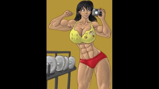 Muscular Lisa - Female Muscle Art
