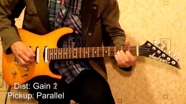Jackson JS20, Ibanez V7 At The Bridge (in Series, Split, Parallel) VOX Cooltron Bulldog Distortion