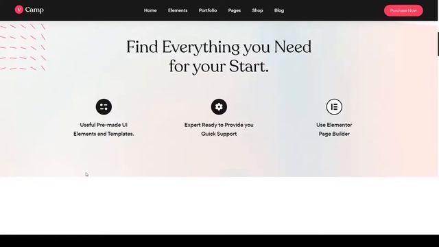 VCamp - Creative Agency and Portfolio WordPress Theme minimal portfolio смотреть онлайн