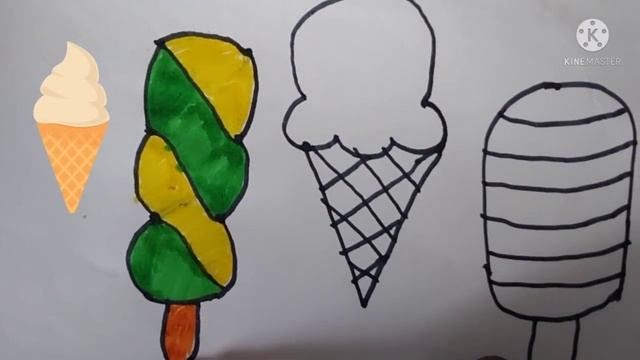 Bolalar Uchun Muzqaymoq Rasm Chizish/ Ice Cream Drawing for Children/ Мороженое Рисование для детей смотреть онлайн